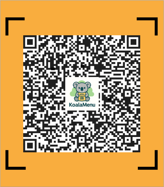 scan OR code to order food.
